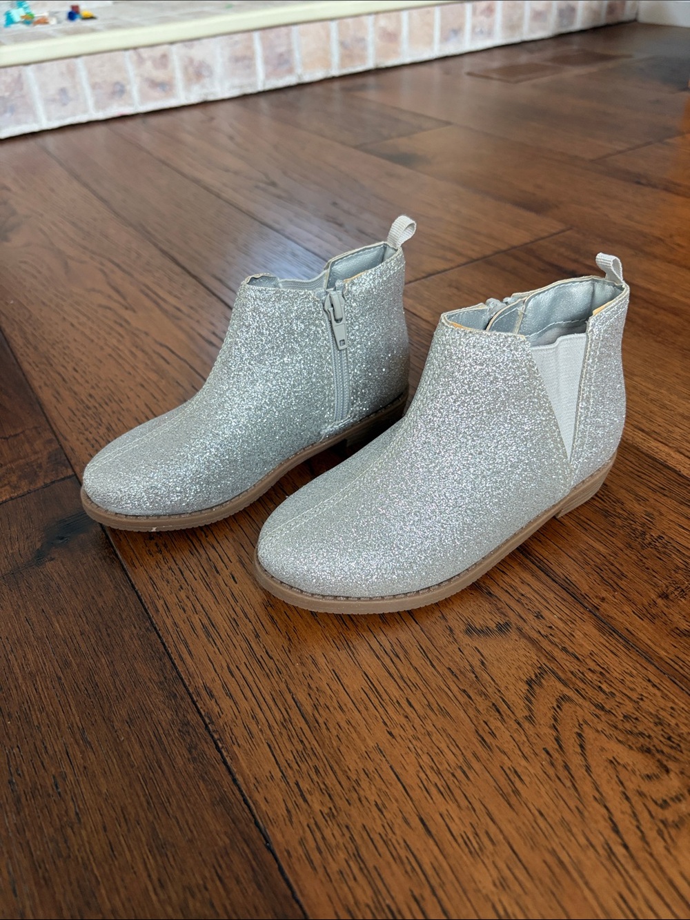 Carter's Silver glitter Ankle Boots